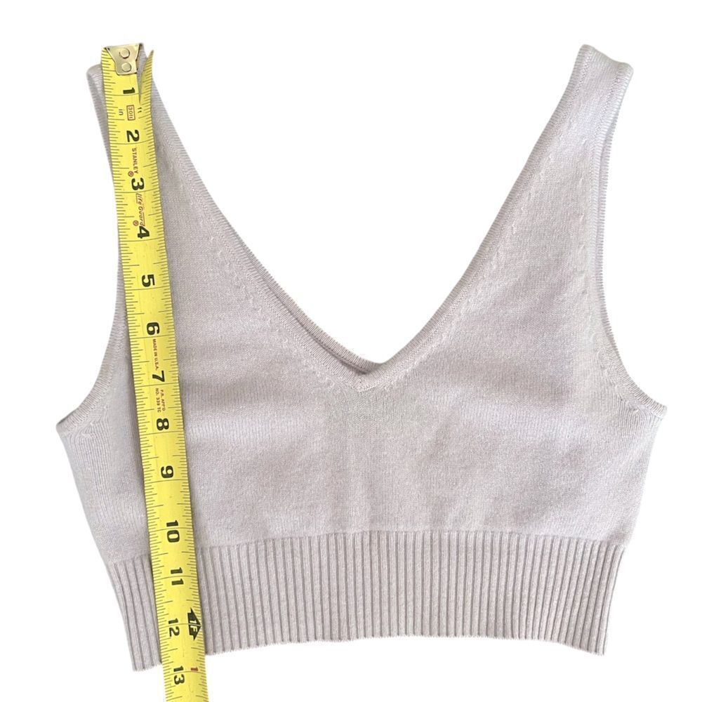 Naadam Signature Cashmere Longline Bra Top size xxsmall - Picture 10 of 11